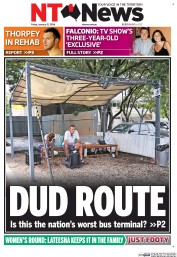 NT News (Australia) Newspaper Front Page for 31 January 2014