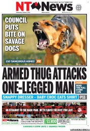 NT News (Australia) Newspaper Front Page for 3 October 2012