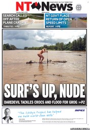NT News (Australia) Newspaper Front Page for 3 April 2013