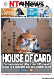NT News (Australia) Newspaper Front Page for 3 July 2013