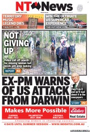 NT News (Australia) Newspaper Front Page for 4 June 2013