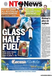 NT News (Australia) Newspaper Front Page for 4 September 2013
