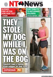 NT News (Australia) Newspaper Front Page for 5 December 2013