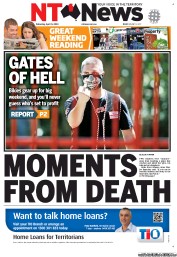 NT News (Australia) Newspaper Front Page for 5 April 2013