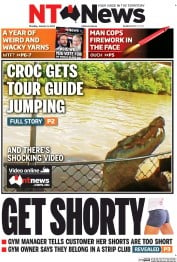 NT News (Australia) Newspaper Front Page for 6 January 2014