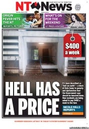 NT News (Australia) Newspaper Front Page for 6 June 2013