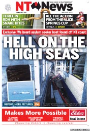 NT News (Australia) Newspaper Front Page for 7 May 2013