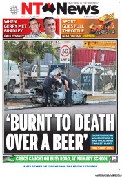 NT News (Australia) Newspaper Front Page for 9 April 2013