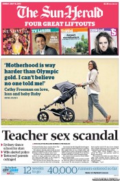 Sun Herald (Australia) Newspaper Front Page for 19 May 2013