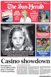 Sun Herald (Australia) Newspaper Front Page for 23 June 2013
