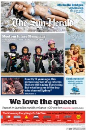 Sun Herald (Australia) Newspaper Front Page for 2 February 2014