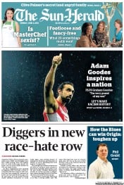 Sun Herald (Australia) Newspaper Front Page for 2 June 2013