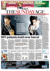 Sunday Age (Australia) Newspaper Front Page for 24 February 2013