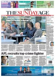 Sunday Age (Australia) Newspaper Front Page for 2 February 2014
