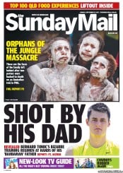 Sunday Mail (Australia) Newspaper Front Page for 15 September 2013