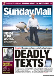 Sunday Mail (Australia) Newspaper Front Page for 23 June 2013