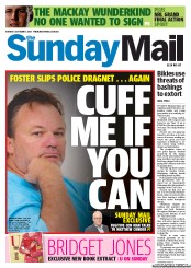 Sunday Mail (Australia) Newspaper Front Page for 6 October 2013