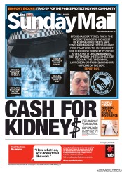 Sunday Mail (Australia) Newspaper Front Page for 7 April 2013