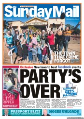 Sunday Mail (Australia) Newspaper Front Page for 7 July 2013