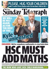 Sunday Telegraph (Australia) Newspaper Front Page for 12 January 2014
