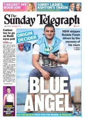 Sunday Telegraph (Australia) Newspaper Front Page for 14 July 2013