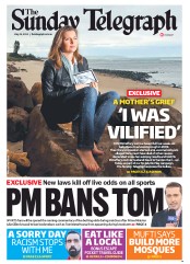 Sunday Telegraph (Australia) Newspaper Front Page for 26 May 2013