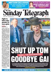 Sunday Telegraph (Australia) Newspaper Front Page for 28 April 2013