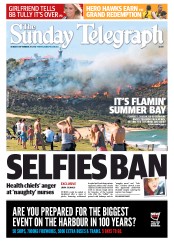 Sunday Telegraph (Australia) Newspaper Front Page for 29 September 2013