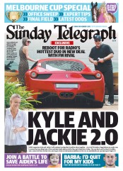 Sunday Telegraph (Australia) Newspaper Front Page for 3 November 2013