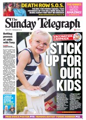 Sunday Telegraph (Australia) Newspaper Front Page for 5 May 2013