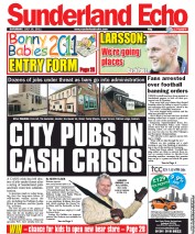  () Newspaper Front Page for 18 July 2011