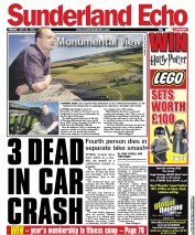  () Newspaper Front Page for 22 July 2011