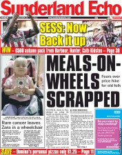 () Newspaper Front Page for 24 October 2011