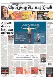 Sydney Morning Herald (Australia) Newspaper Front Page for 11 January 2014