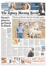 Sydney Morning Herald (Australia) Newspaper Front Page for 11 May 2013
