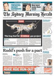 Sydney Morning Herald (Australia) Newspaper Front Page for 12 July 2013