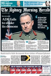 Sydney Morning Herald (Australia) Newspaper Front Page for 13 June 2013