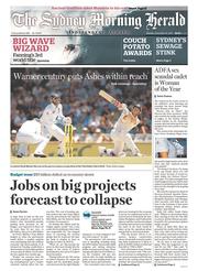 Sydney Morning Herald (Australia) Newspaper Front Page for 16 December 2013