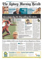Sydney Morning Herald (Australia) Newspaper Front Page for 16 September 2013