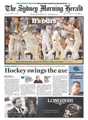 Sydney Morning Herald (Australia) Newspaper Front Page for 18 December 2013