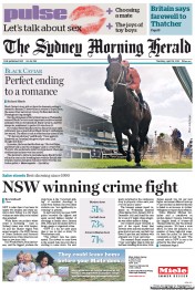 Sydney Morning Herald (Australia) Newspaper Front Page for 18 April 2013