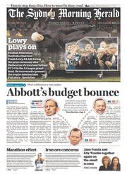 Sydney Morning Herald (Australia) Newspaper Front Page for 18 May 2015