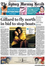 Sydney Morning Herald (Australia) Newspaper Front Page for 19 June 2013
