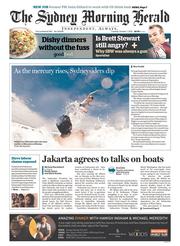 Sydney Morning Herald (Australia) Newspaper Front Page for 1 October 2013