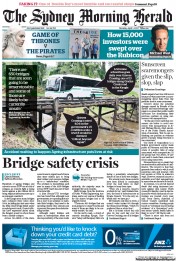 Sydney Morning Herald (Australia) Newspaper Front Page for 1 April 2013