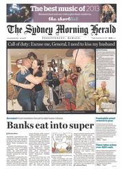 Sydney Morning Herald (Australia) Newspaper Front Page for 20 December 2013