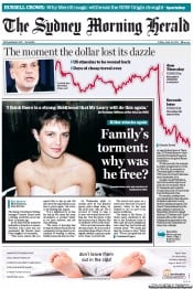 Sydney Morning Herald (Australia) Newspaper Front Page for 20 June 2013