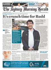 Sydney Morning Herald (Australia) Newspaper Front Page for 22 July 2013