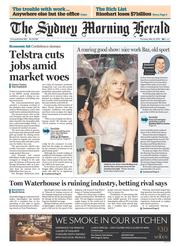 Sydney Morning Herald (Australia) Newspaper Front Page for 23 May 2013