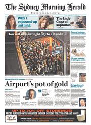Sydney Morning Herald (Australia) Newspaper Front Page for 23 August 2013